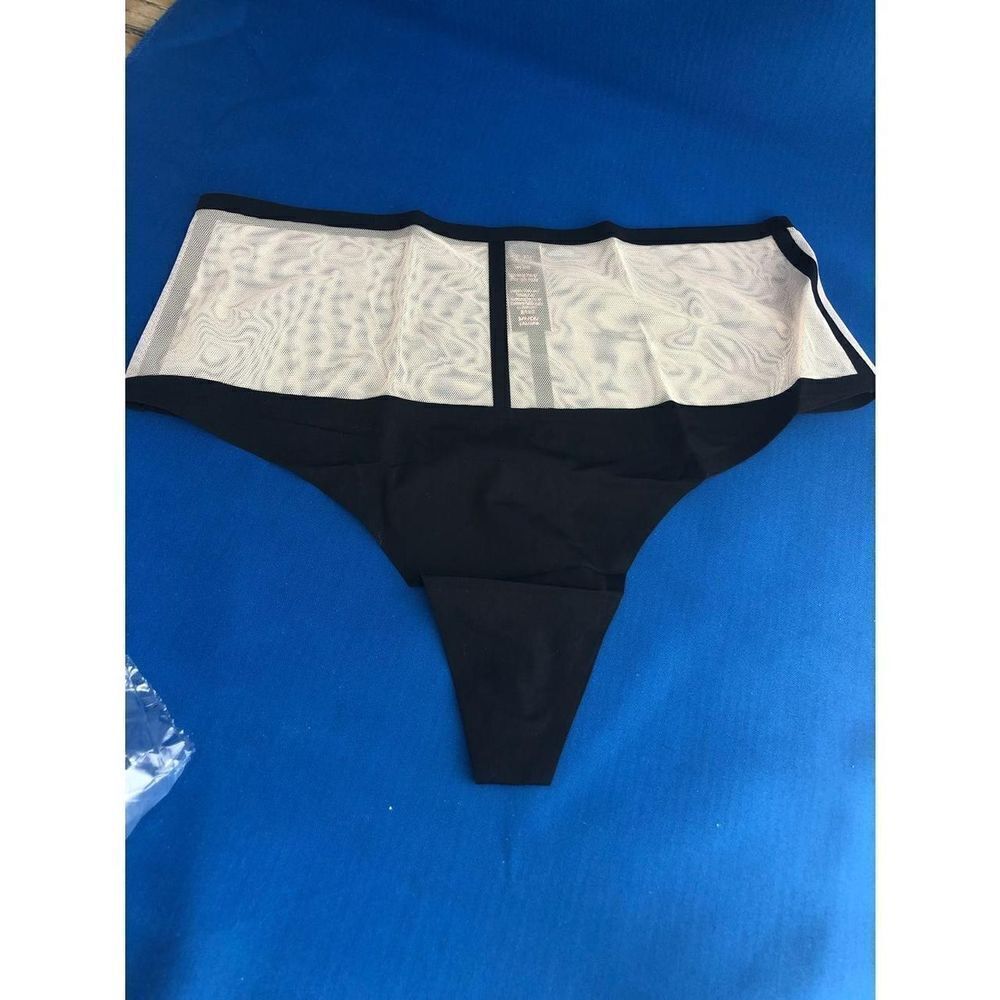 Thong pantie New  women’s black sexy mesh  size  S